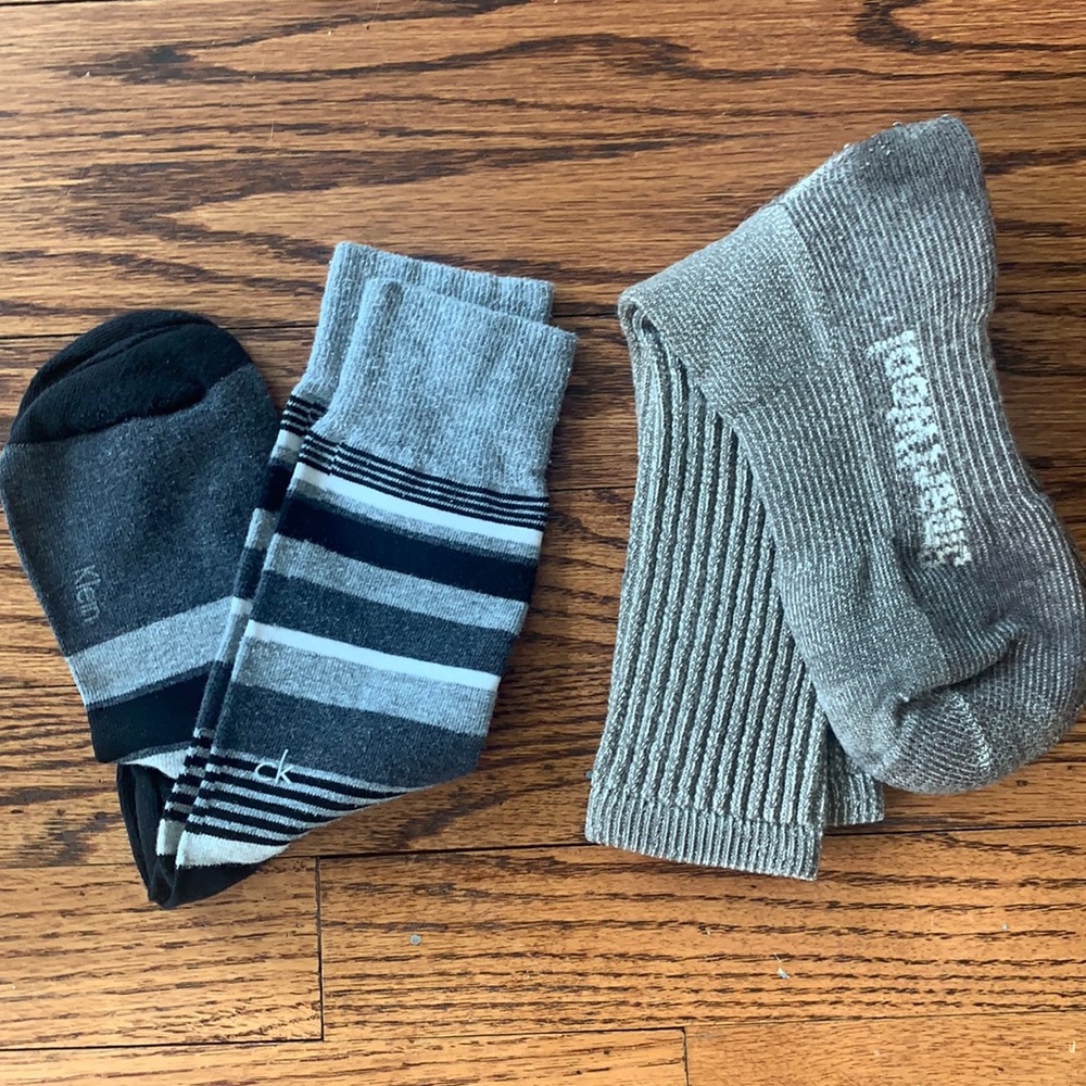 CK Striped Dress Sock & Smart Wool sock